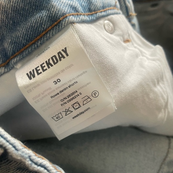 ASOS Weekday Rowe Short | Jean Shorts - Picture 9 of 13